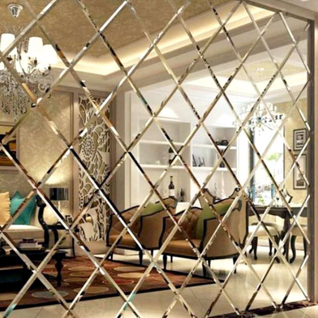 Diamond Cut Mirror Glass Feature Wall - Abu Abbas