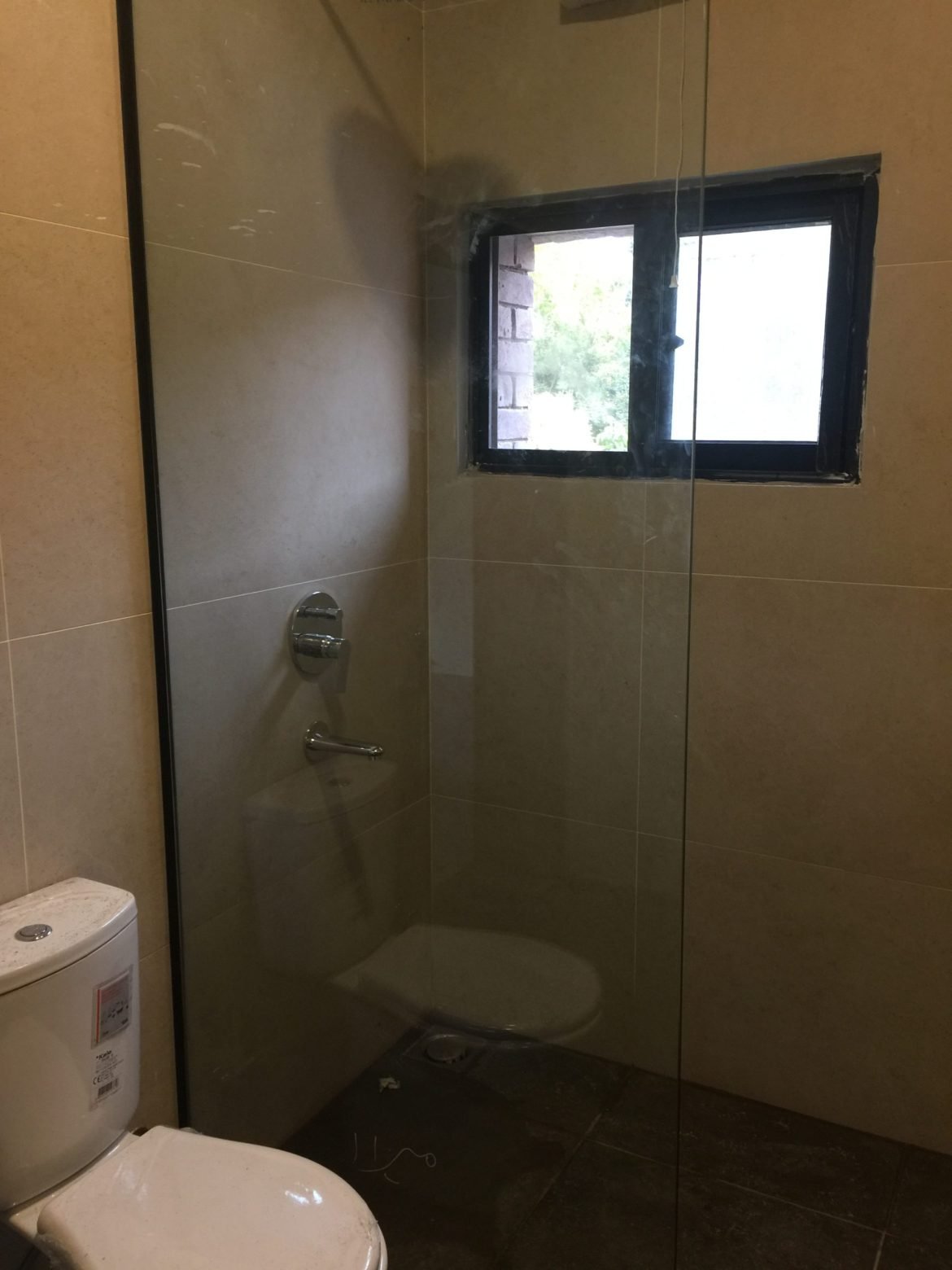 Abu Abbas Shower Cabin Glass Partition Interior Work Office